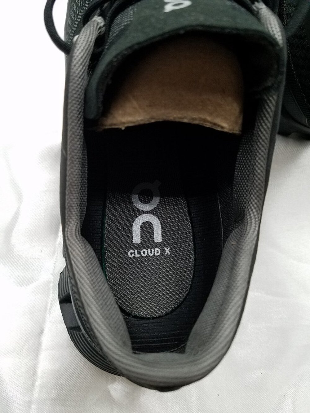 On Cloud X Black/Asphalt Running Shoes | Women's Size 9 | NIB - Picture 12 of 16